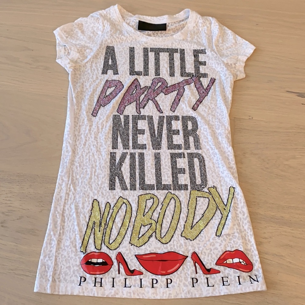 Philipp Plein Woman’s crystal T-Shirt size S